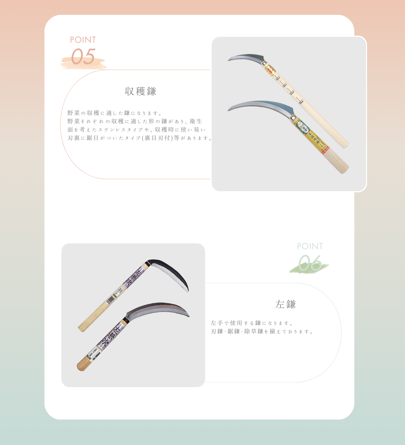 鎌の選び方4