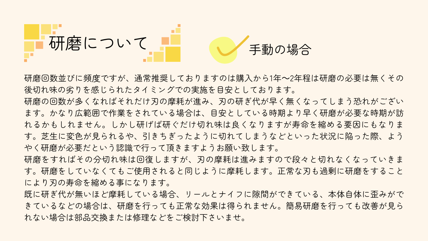 研磨について-手動